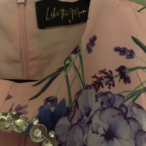 Never worn pink floral dress. No tags.